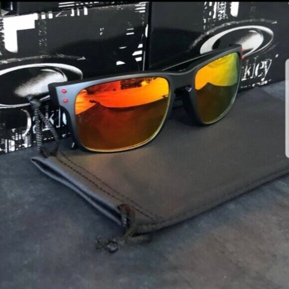 OO9102 Oakley Holbrook Ruby Iridium Prizm Polarized Sunglasses - Picture 4 of 6